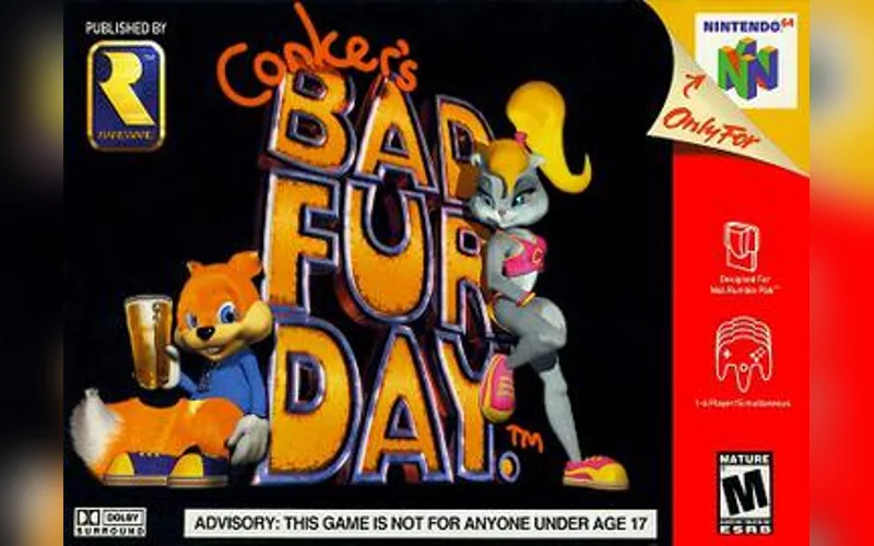 Conker's Bad Fur Day game artwork