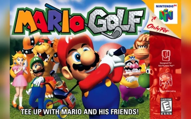 Mario Golf game artwork