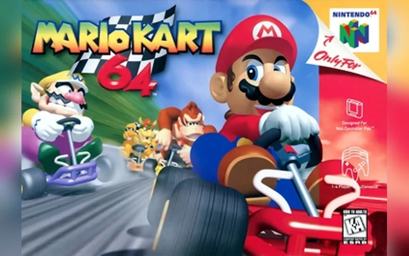 Mario Kart 64 game artwork